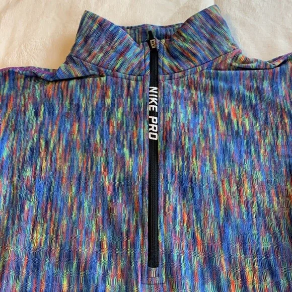 Nike Pro multicolor full zip lightweight jacket - Picture 3 of 12